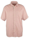Camisas de manga corta Tommy Bahama Geovanni Geo para hombre, color Habana, talla pequeña