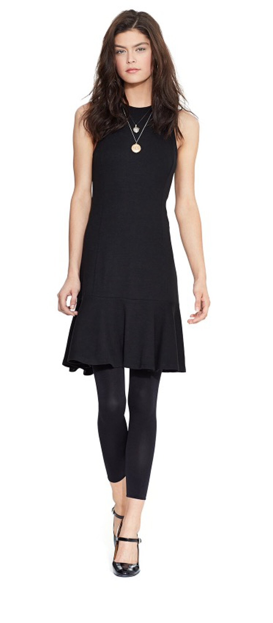 Polo Ralph Lauren Women's Sleeveless Drop Waist Flare Dress
