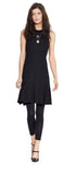 Polo Ralph Lauren Women's Sleeveless Drop Waist Flare Dress