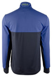 Men's Colorblock Quarter Zip Shirt-MB-Small