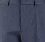 Men's Madisen Flat Front Wool Unhemmed Dress Pants-OB-32R