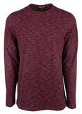 Michael Kors Men's Cotton Blend Crew Long Sleeve-M-XL Merlot