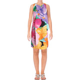 Lauren Ralph Lauren Women's Floral Print Crepe Shift Dress