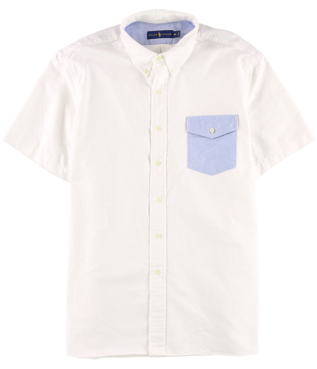 Ralph Lauren Men's Short Sleeve Sport Shirt W XL