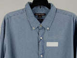 Customer Return Michael Kors Men's Slim Fit Light Wash Long Sleeve Shirt XXL