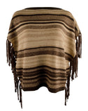 Lauren Ralph Lauren Women's Fringed Pullover Sweater Poncho Small Medium