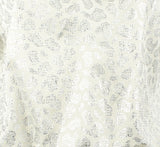 Michael Kors Women's Del3 Metallic Paisley Smock Top Blouse