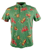 Polo Ralph Lauren Men's Sea Critter Print Short Sleeve Jersey Polo Shirt TGrn
