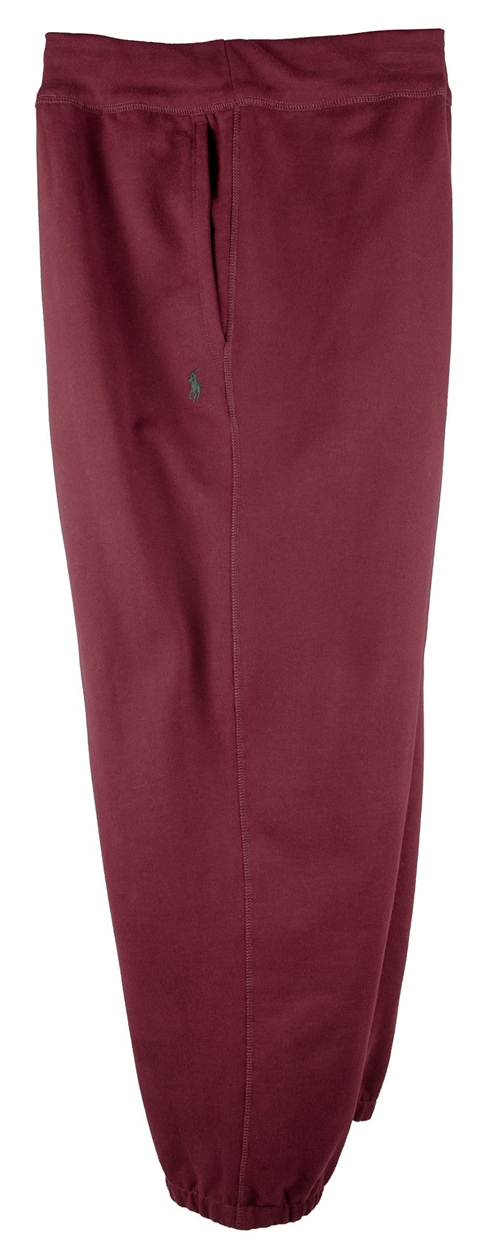 Polo Ralph Lauren Men's Big & Tall Drawstring Sweatpants CWn 3LT Classic Wine