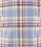 Polo Ralph Lauren Men's Oxford Plaid Slim Fit Stretch Long Sleeves