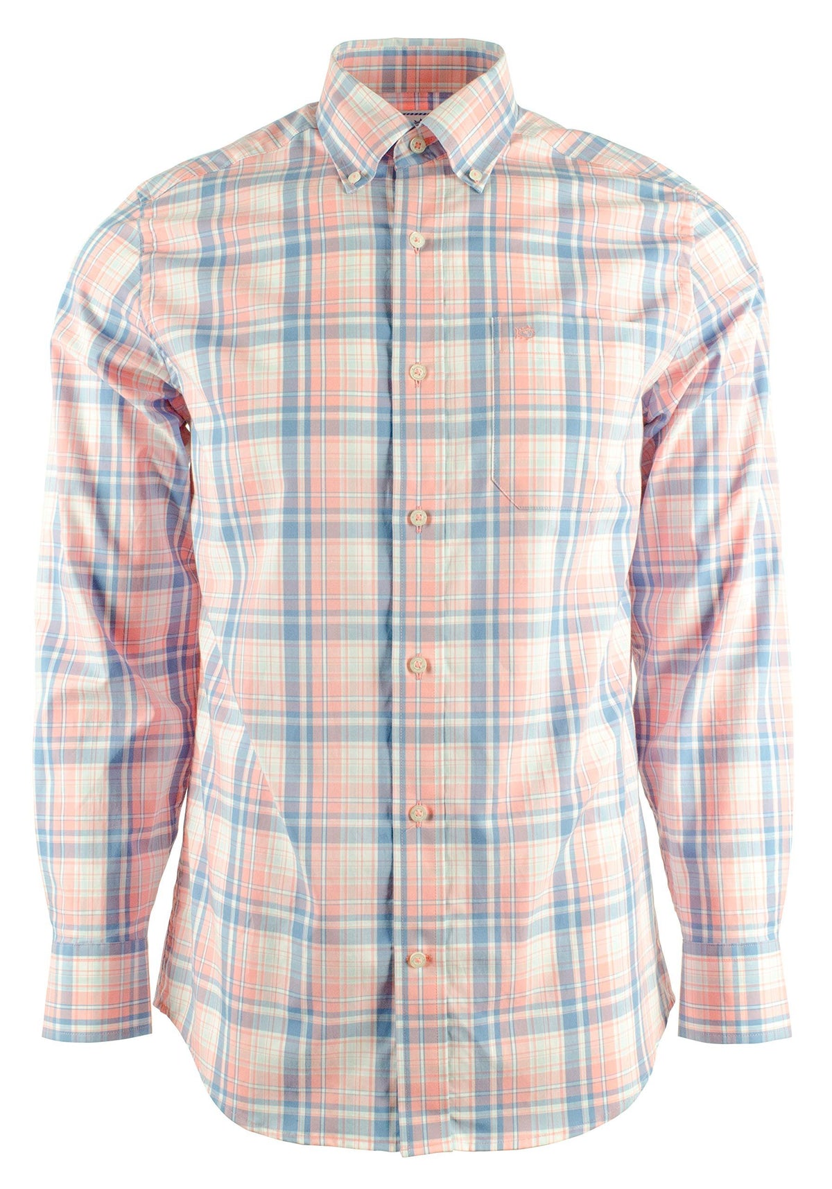 Southern Tide Men's LS Beach Lagoon Plaid Long Sleeve Shirt