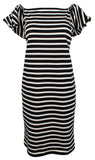 Lauren Ralph Lauren Women's Off-the-Shoulder Striped Dress