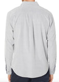 Camisa Tommy Bahama de pana Coastline con botones para hombre, talla grande y alta, gris zinc, talla 4XB