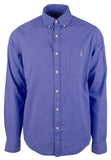 Ralph Lauren Men's Classic Untucked Fit Long Sleeve Shirts Blue XL