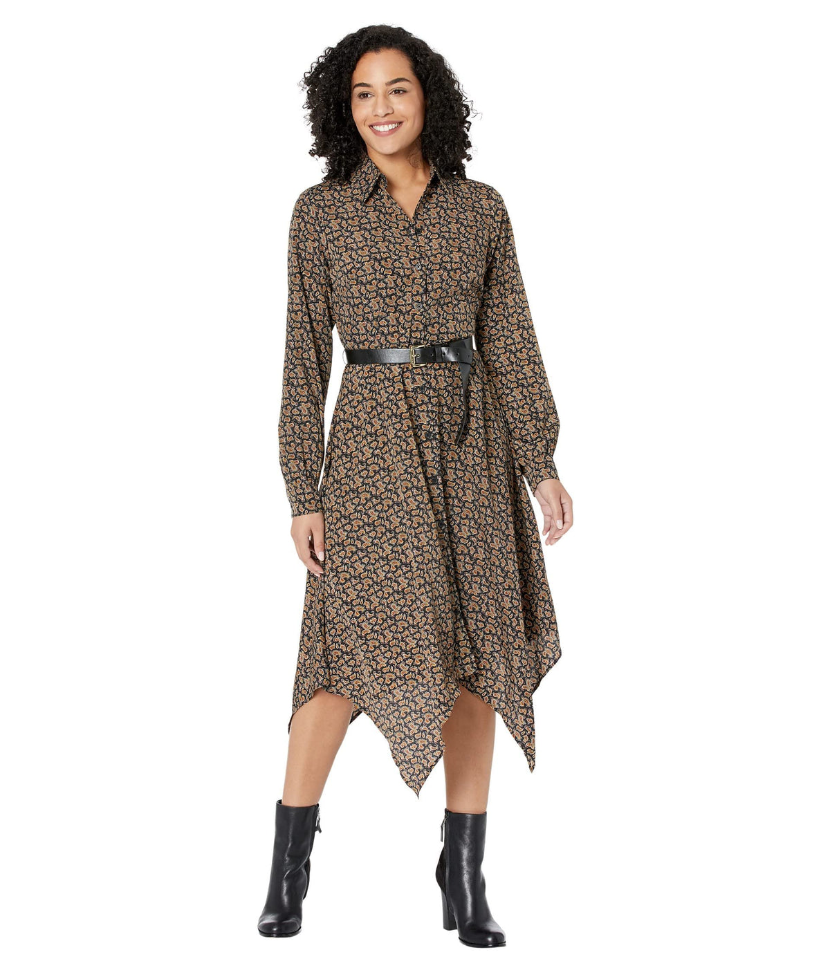 Michael Kors Delicate Paisley Hank Dress Sienna XS