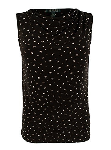 Lauren Ralph Lauren Women's Sleeveless Cowl Neck Tank Top