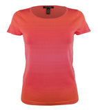 Lauren Ralph Lauren Women's Ombre Knit Short Sleeve Shirt