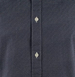 Michael Kors Men's Long Sleeve Abstract Pattern Slim Fit Shirt N S