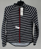 Customer Return Ralph Lauren Active Women's Striped Full Zip Jacket Black Multi Small