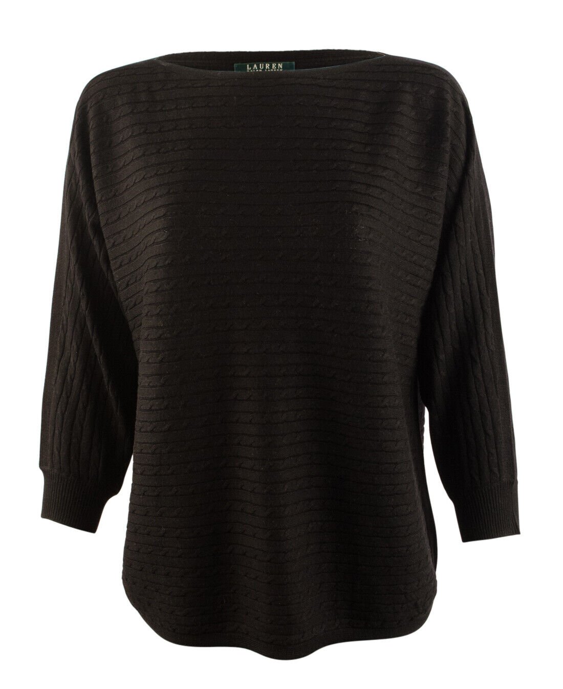 Customer Return Lauren Ralph Lauren Women's Cable-Knit Boatneck Sweater-B-S