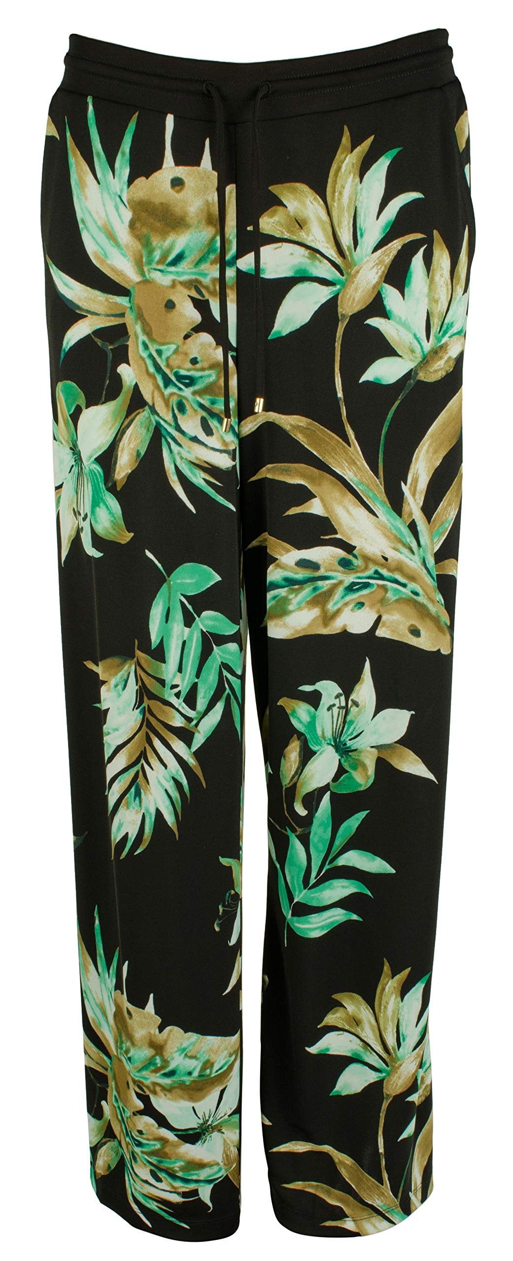 Lauren Ralph Lauren Women's Petite Wide Leg Floral Pants