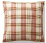 Ralph Lauren Home Camile Kieran Plaid One Euro Sham Red Multi 26 x 26 IN