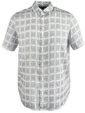 Michael Kors Men's Paxton Print Short Sleeve Shirt S Small