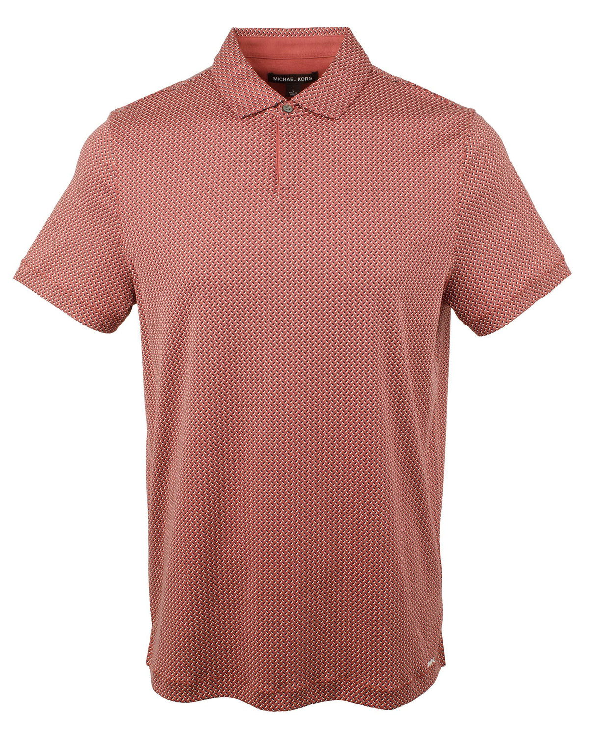 Michael Kors Men's Printed Interlock Polo Shirt SR Small