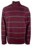 Polo Ralph Lauren Men's Luxury Jersey Quarter Zip Striped Pullover Shirt