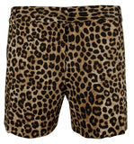 Michael Kors Women's  Plus size Animal Print Chino Shorts