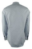 Michael Kors Men's Long Sleeve Dash Pattern Slim Fit Shirt