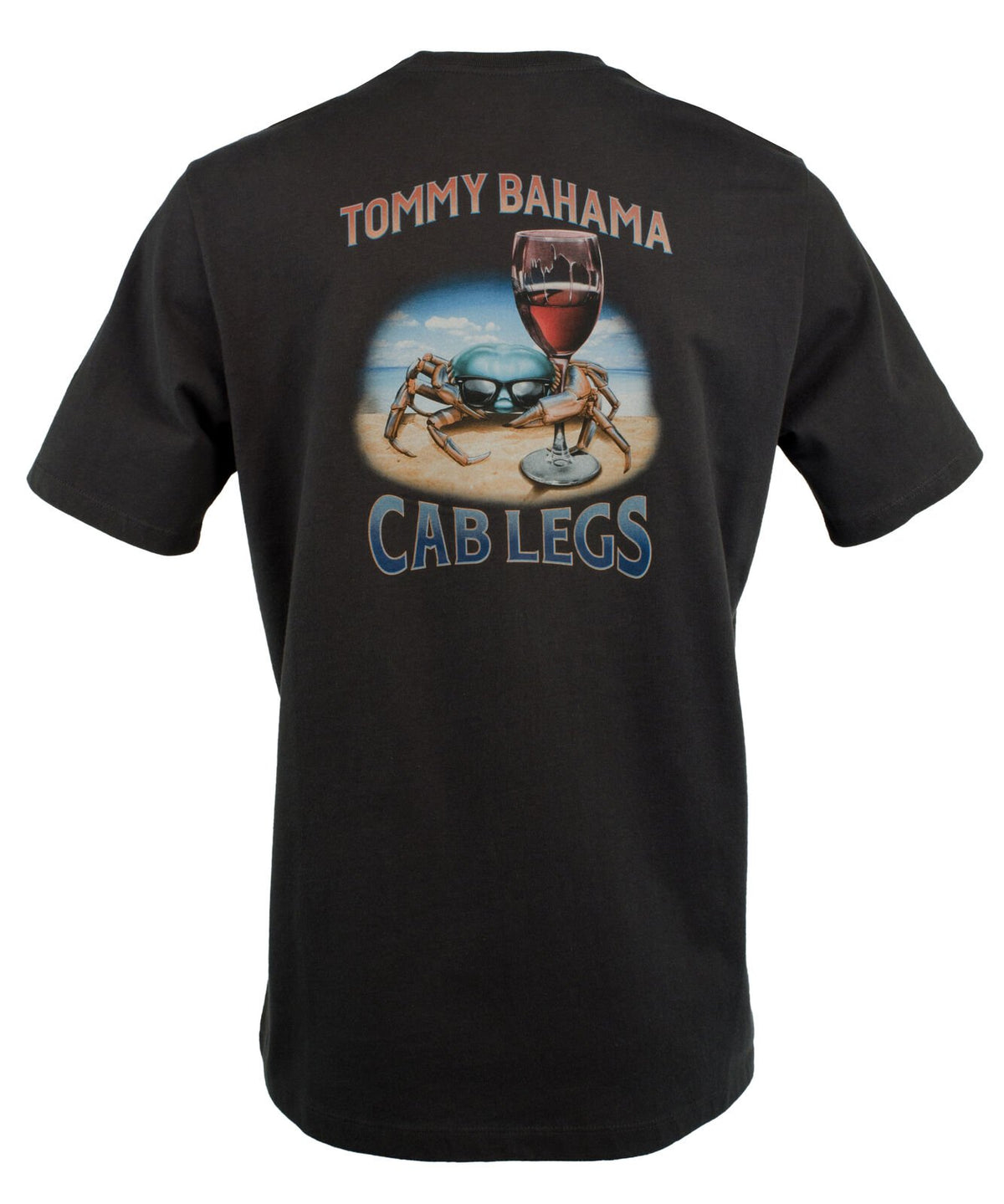 Customer Return Tommy Bahama Men's Big & Tall Cab Legs Short Sleeve T-Shirt Coal 2LT