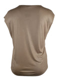 Lauren Ralph Lauren Women's Petite Metallic Knit Top Shirt G PS
