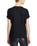 Lauren Ralph Lauren Women's Petite Cutout Button Shoulder Jersey Top