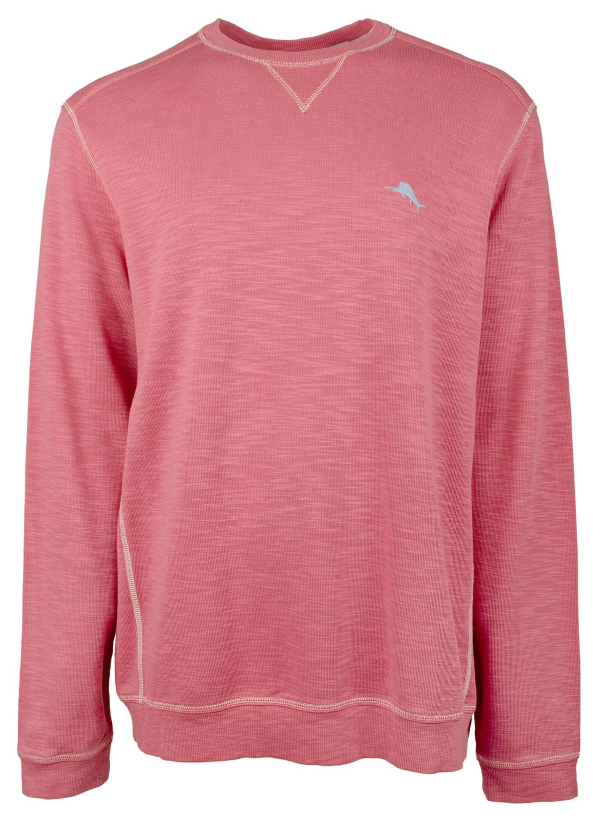Sudadera de cuello redondo Tommy Bahama Tobago Bay para hombre, talla grande, color rojo vela 4XB