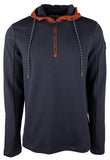 Michael Kors Men's Hooded Quarter Zip Pullover-HO-X-Large