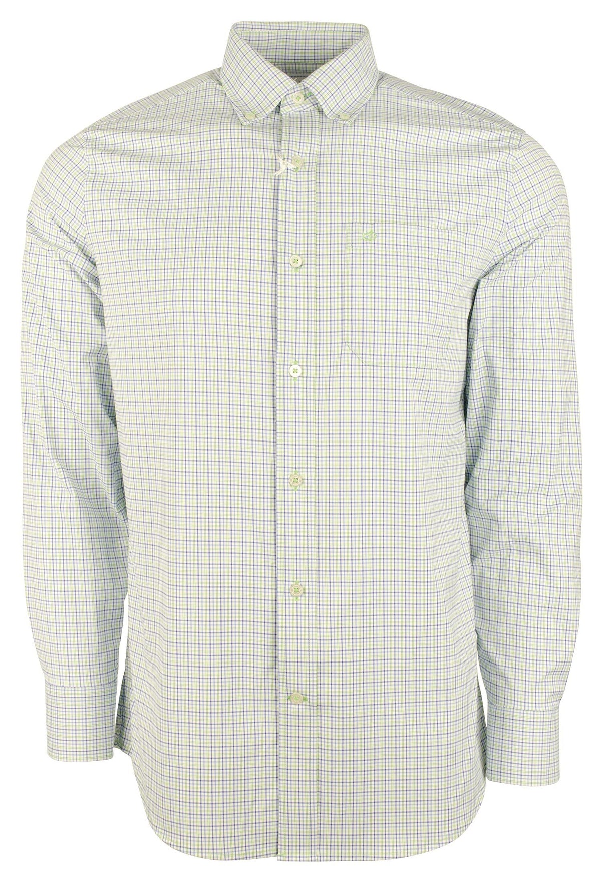 Camisa deportiva intercostera a cuadros Jibe de Southern Tide para hombre, color verde té, talla pequeña