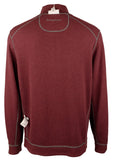 Tommy Bahama Flipshore Sudadera reversible con media cremallera para hombre, talla pequeña, color piedra spa