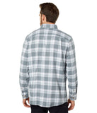 Southern Tide Men's Ic Flannel Sportshirt-Milton Plaid Heather Harbour Mist XL