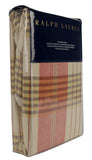 Ralph Lauren Home Camile Kieran Plaid One Euro Sham Red Multi 26 x 26 IN