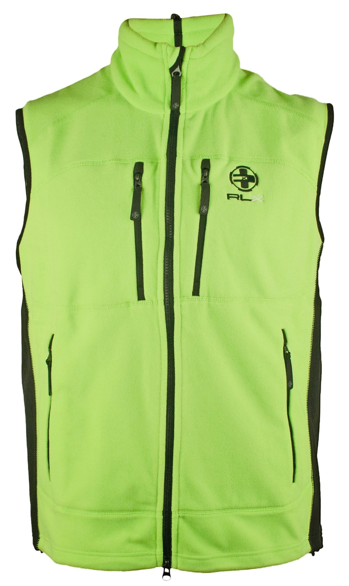RLX Ralph Lauren Men's Full Zip Fleece Vest Rescue Green XL