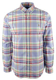 Polo Ralph Lauren Men's Oxford Plaid Slim Fit Stretch Long Sleeves
