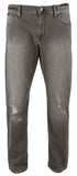 Armani Exhange Men's J16 Destroyed Straight Fit Jeans Grey