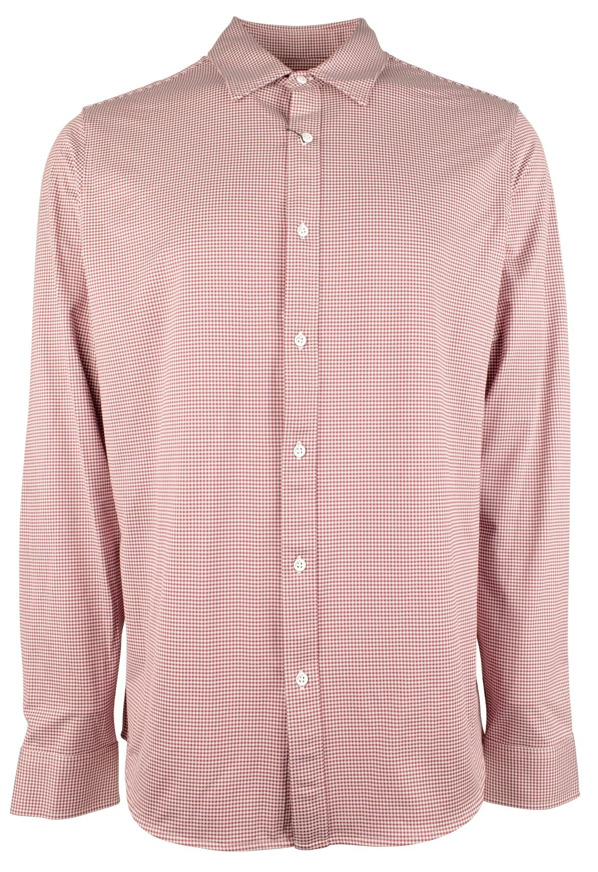 Michael Kors Men's Stretch Gingham Slim Fit Long Sleeve Shirt Mrlt XL