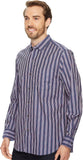 Camisas de manga larga a rayas Ikat Rabat para hombre de Tommy Bahama, color océano profundo, talla mediana