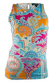 Ralph Lauren Women's Sleeveless Paisley Print Tank Top