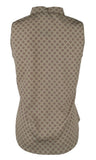 Lauren Ralph Lauren Women's Plus Size Foulard Print Tie Neck Shirt LGM 1X