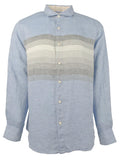 Tommy Bahama Men's Raffia Blues Linen Long sleeved Shirt BBl XXL