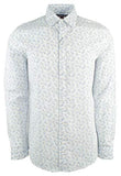 Michael Kors Men's Trim Stretch Cotton Long Sleeve Shirt