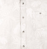 Tommy Bahama Men's Canyon Beach Cloudy Fronds Flannel Shirt Small Asheen